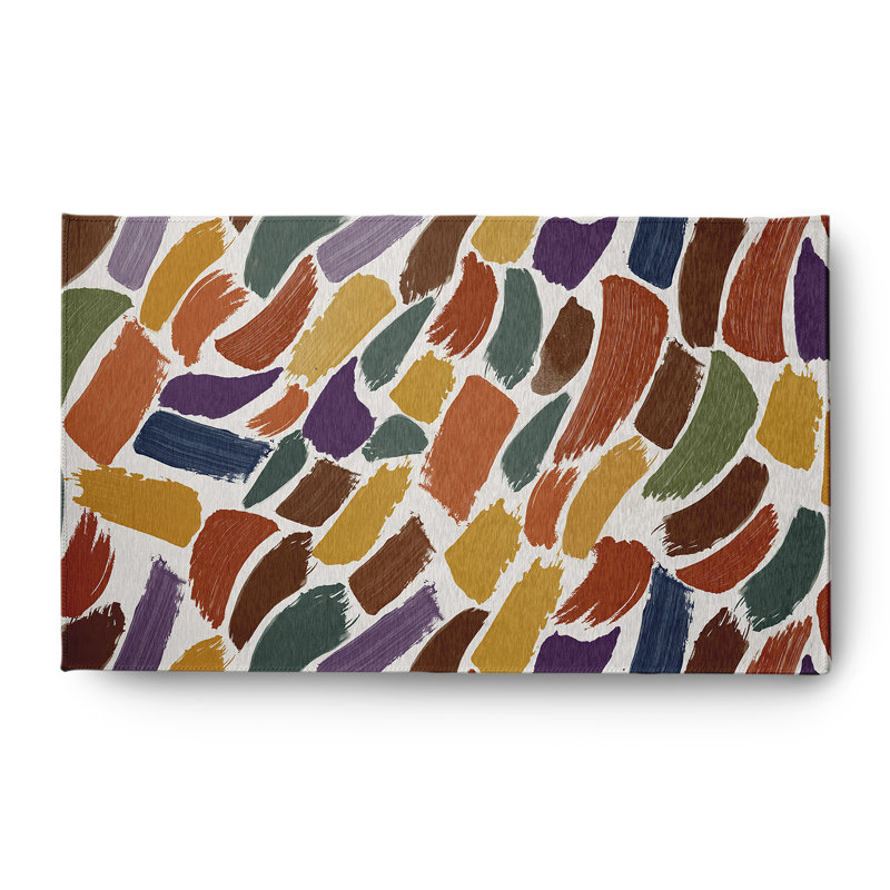 Tapis en chenille Wenstry CRG864OR17, Rectangle 4 pi x 6 pi