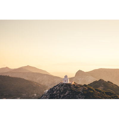 Church on Top of the Hill 1 Piece Wrapped Canvas Wall Art