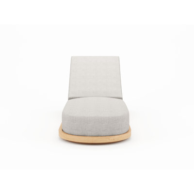 Muse Outdoor Teak Chaise Lounge