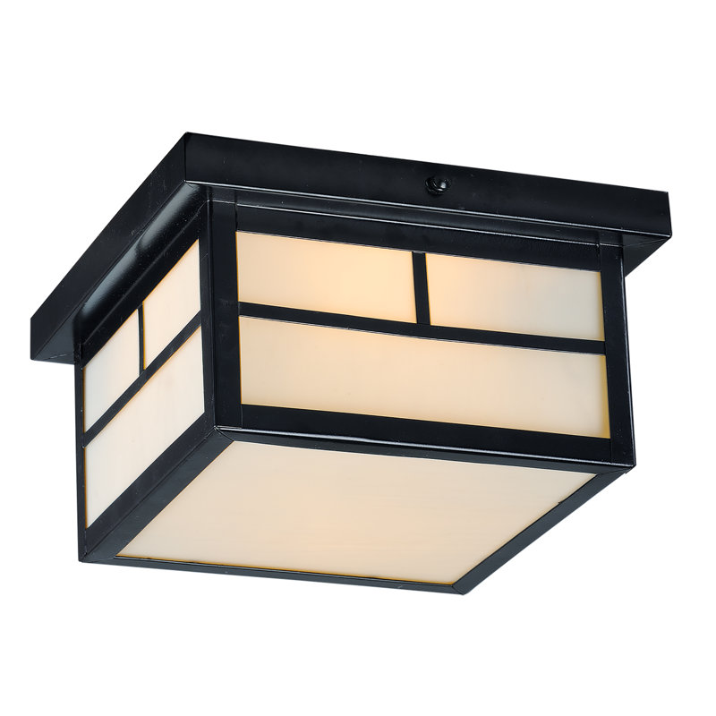 2 - Bulb Outdoor Flush Mount