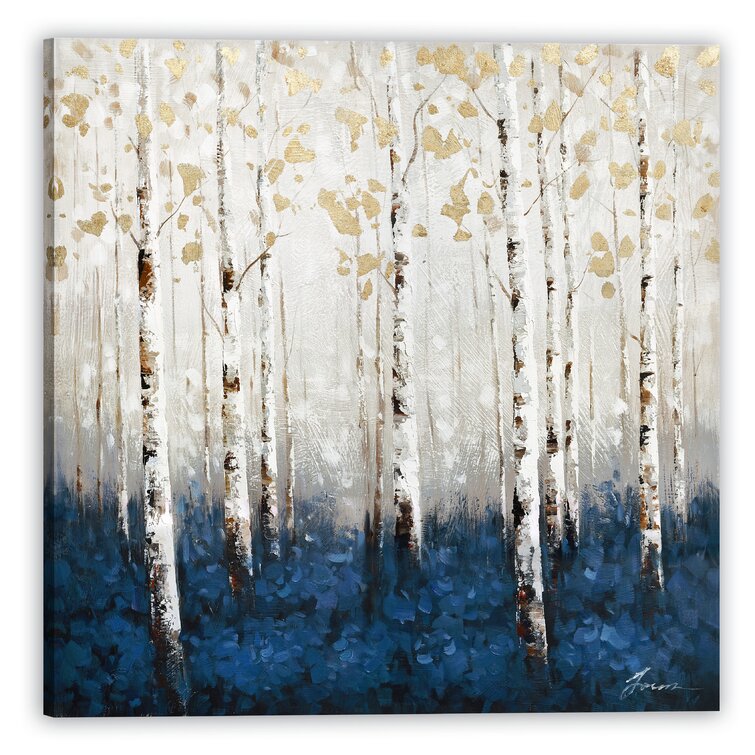 Forest - Wrapped Canvas Painting Print