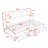 Auddis Wood Daybed with 3 Storage Drawers and Shelves-829650164-829650165