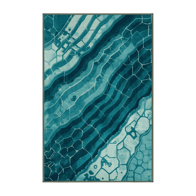 Tapis à motif géométrique d'inspiration mondiale Parrilla
