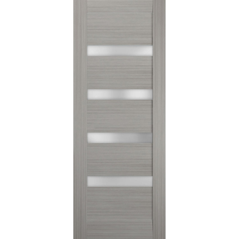 Dalle de porte gris Quadro, 36 po x 84 po