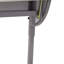 Adjustable Drawing and Drafting Table with Pewter Frame and Lower Supply Tray-1361956517