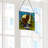 14"H Bald Eagle Stained Glass Window Panel