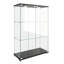 Vitrine moderne en verre avec lumières DEL