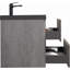 Meuble-lavabo flottant 36 po avec lavabo, meuble-lavabo mural avec lavabo à quartz noir et tiroirs à fermeture en douceur-120330168-120330170