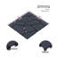 Carreau de terrasse en plastique de style pierre de 12 po x L 12 po, 44 pièces inclus-111473515
