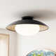 Jason Single Light Glass Flush Mount