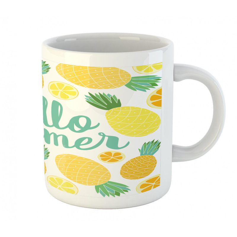 Grande tasse à café hello summer