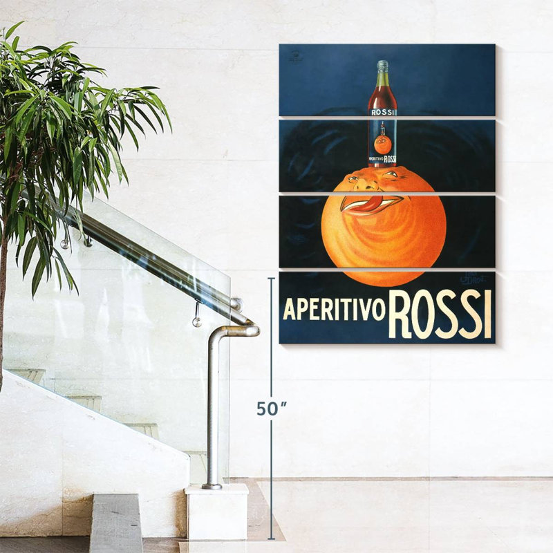 Apéritif Rossi, H 63 po x l 45 po