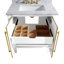 Ewen 30" Single Bathroom Vanity with Carrara Marble Top-1727171068-1727171067-1727171066
