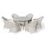 Anissah 6 - Person Patio Dining Set Umbrella Hole Included Round Table