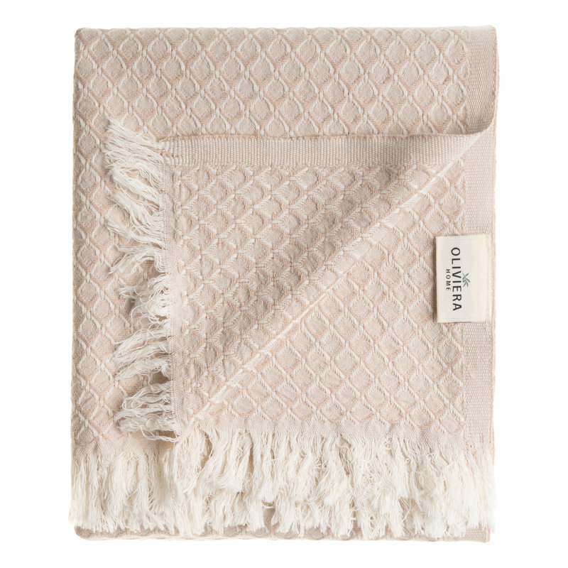 Essuie-mains et serviettes Serenity Grid, Tanné