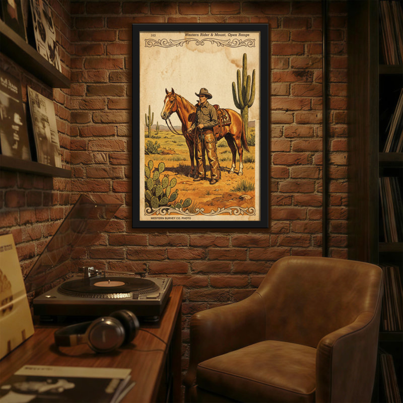 Fashion Rider Western et Mount Open Range, H 30 po x l 20 po
