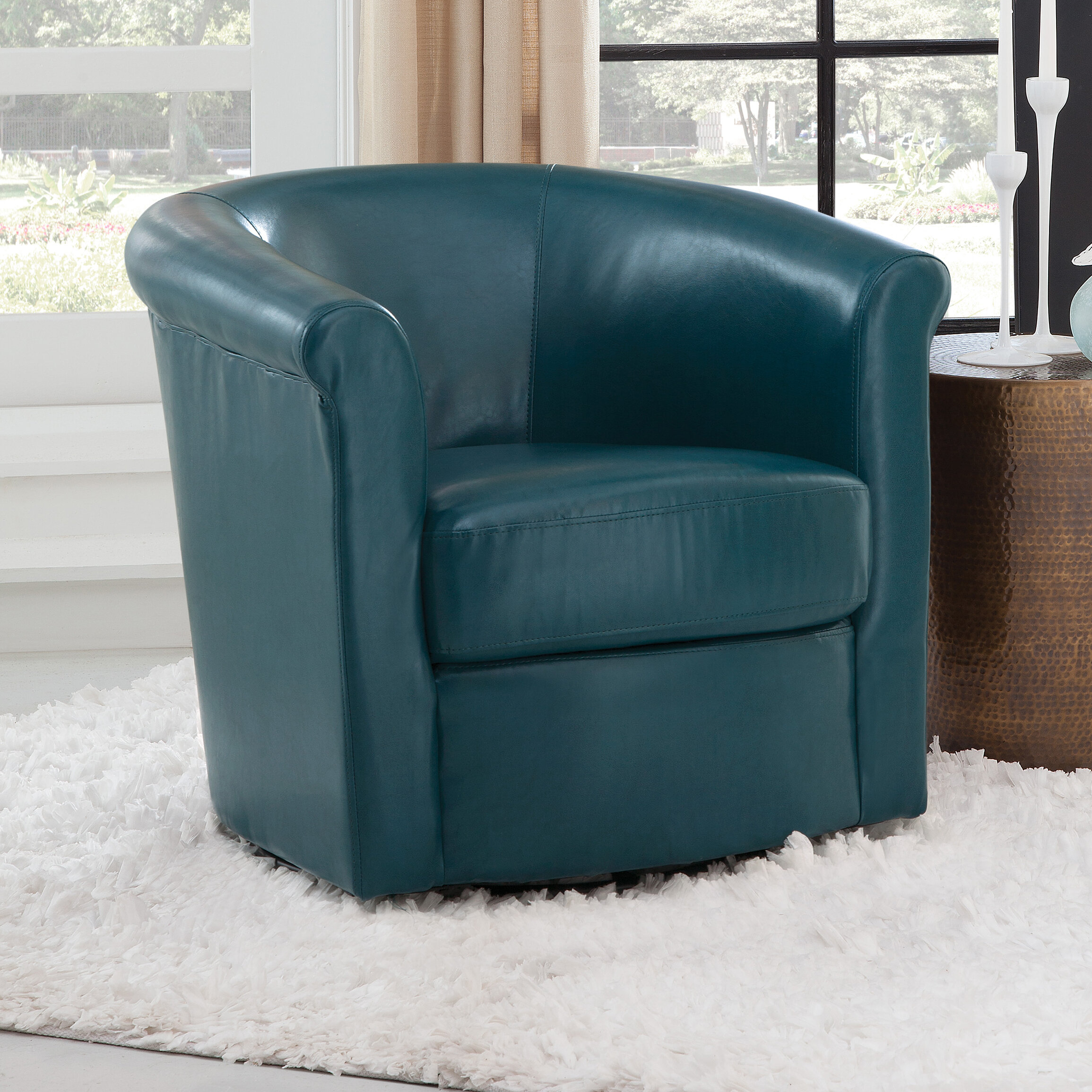 Pinehill 29” Wide Swivel Barrel Chair