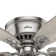 Builder Low Profile 52" 5 - Blade Flush Mount Ceiling Fan with Lights and Pull Chains