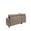 Canapé modulaire contemporain 3 pièces Mocha Dorris