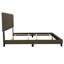 Lit simple avec housse gris anthracite et structure en bois massif avec pieds spacieux-117511865-117511866
