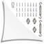 Voile d'ombrage avec quincaillerie Amgo-105238041-105238031
