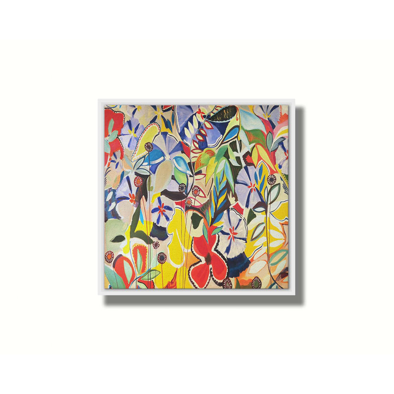 Happiness all Day Long by Joan Davis. Giclee Gallery Wrapped Canvas, image size , 30" H x 30" W