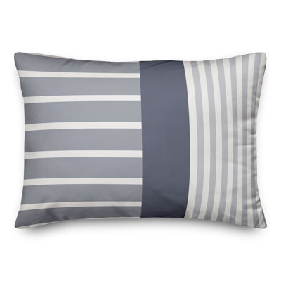 Housse et insert de coussin rectangulaire extérieur Stripes 18