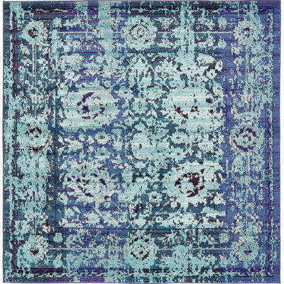 Colfin Washable Floral Indoor Rug