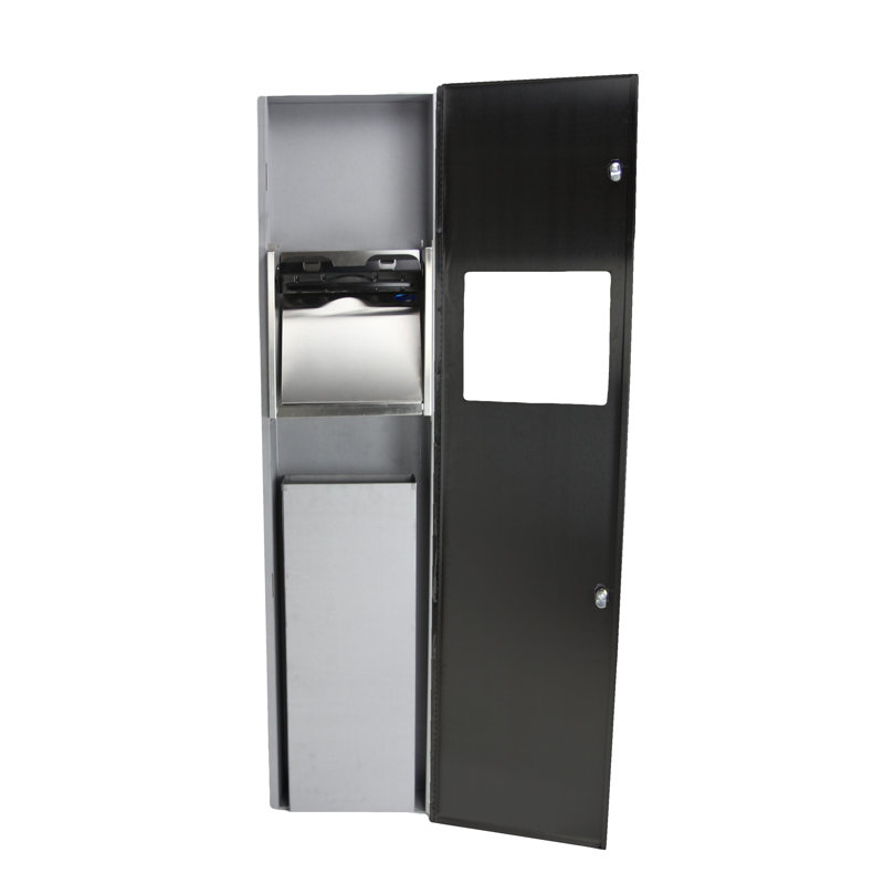 Distributeur de papier essuie-tout à grande surface, H 57,4 po x l 13,75 po x P 4,5 po
