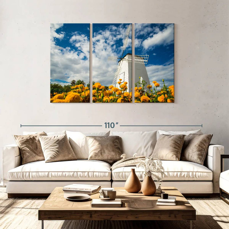Alvord Spring Windmill, 48" H x 74" W