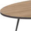 Doug Oval Metal Base Dining Table