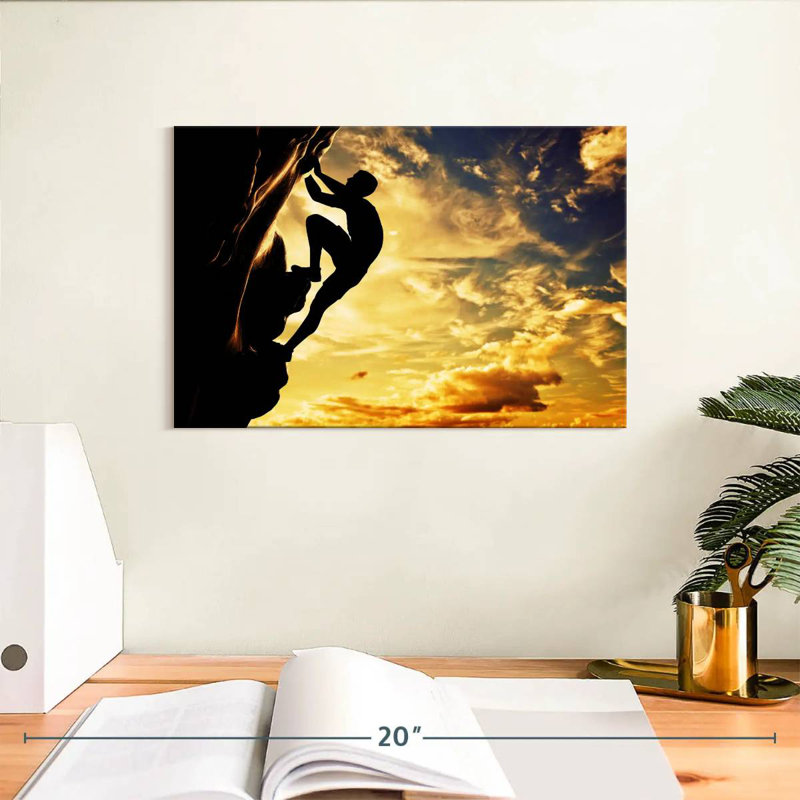 Sireci Free Climbing, 8" H x 12" W