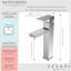 Robinet de salle de bain monotrou avec drain Lulani Santorini-50297509