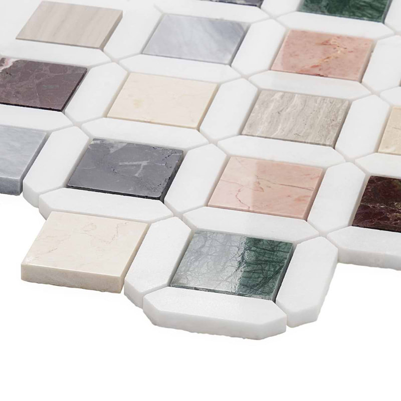 Nola 2x2 Polished Marble Mosaic Tile