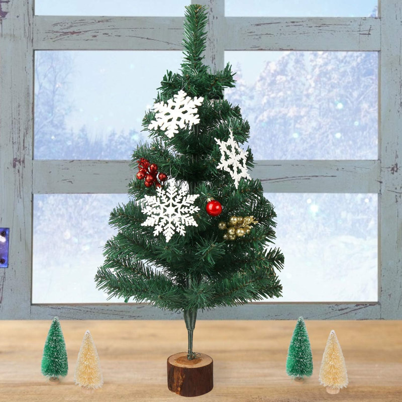 Artificial Tree Stand For Max. Tree Height Under 6 Ft., White/Green