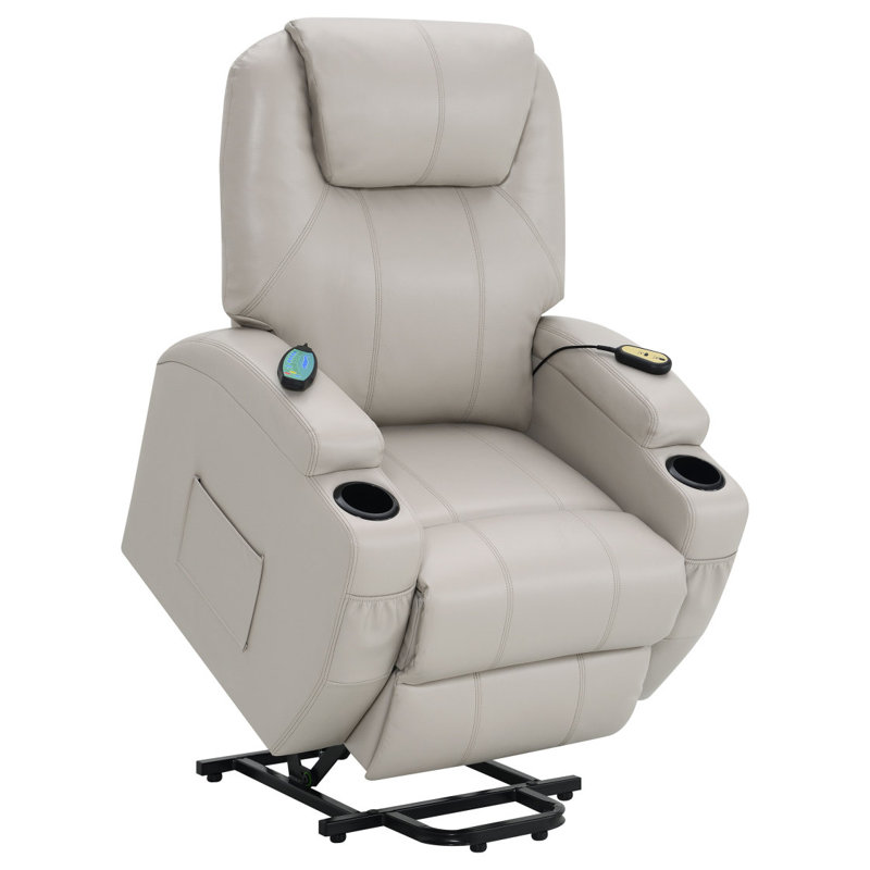 Fauteuil inclinable de massage Selwyn Champagne