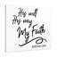 Way My Faith Jeremiah 29:11 - Wrapped Canvas Print