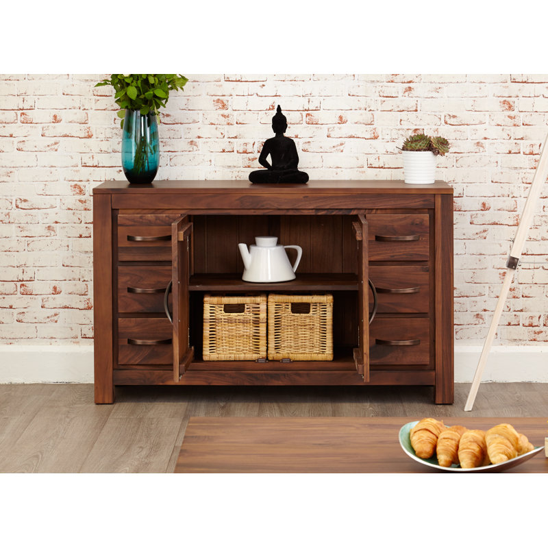 Aldham 125cm Solid Wood Sideboard