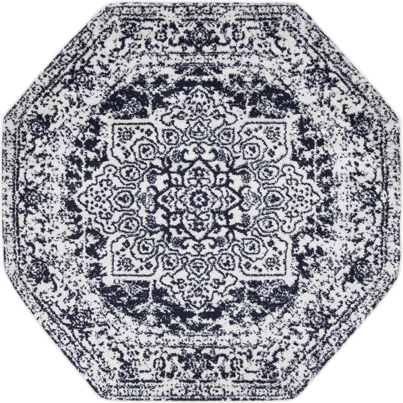 Oriental Area Rug, Octagon 152cm