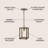 Tollett 1 - Light Brown Pendant