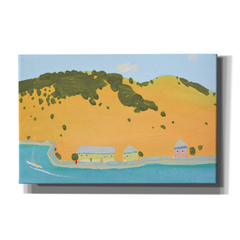 Sur toile, H 26 po x l 40 po x P 1,5 po