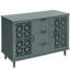 Armoire foncée pour chambre à coucher, salon, bureau - 2 portes, 3 tiroirs avec pieds et panneau à motif symétrique avec de bonnes portes et tiroirs perméables à l'air, idéal