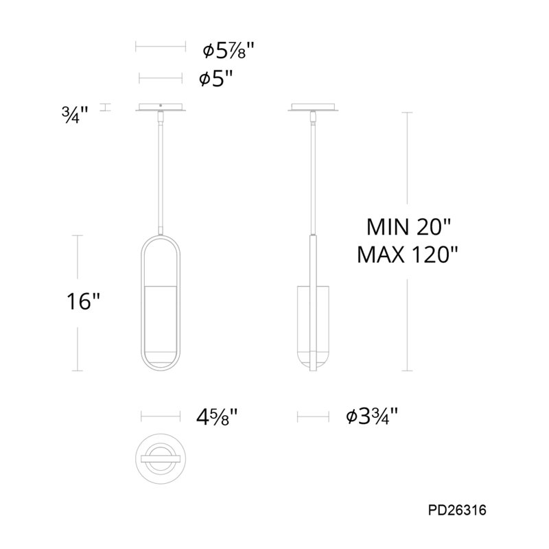 Mini luminaire suspendu à intensité variable avec abat-jour albâtre Rollins, Laiton vieilli
