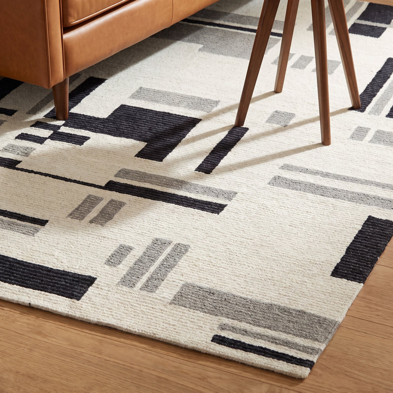 Nya Performance Geometric Indoor Rug, Rectangle 5' x 8'