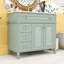 Meuble-lavabo autoportant moderne avec lavabo en céramique, charnières à fermeture en douceur et grand espace de rangement-953178973