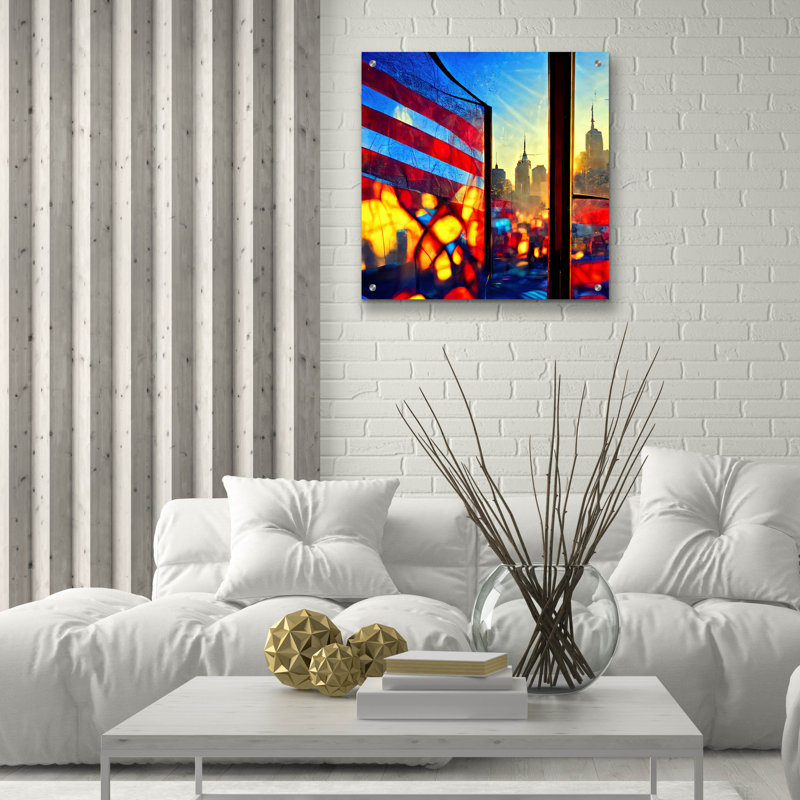 «New York 4» par Ray Heere, H 24 po x l 24 po x P 0,2 po