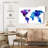 Aliaz Cool Hues World Map-107670596