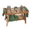 Ripley EcoDecors, Solid Wood Rectangular Shower Bench With Shelf-108756545-93026991