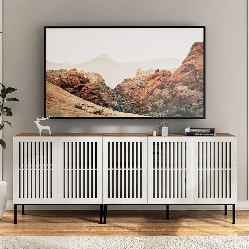 Buffet de 79 po de largeur, Blanc