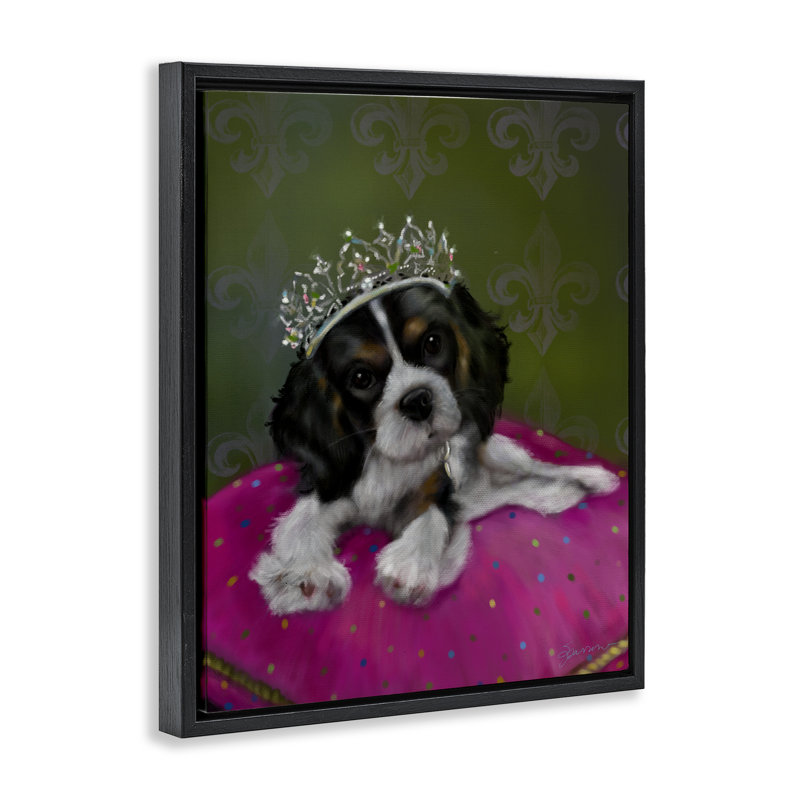 Cadre flottant princesse Pippa, conception par Mary Sparrow, Cadre flottant noir de jais, H 21 po x l 17 po